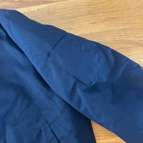 Vintage Durable Press Navy Blue USA MADE Lined Workwear Jacket - Men's Large - Picture 4 of 5